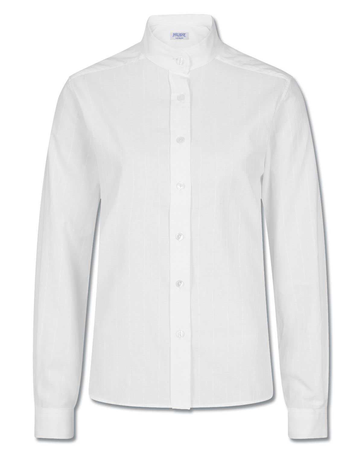 Erin White Blouse Available in Long and Short Sleeves